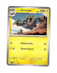 Alolan Graveler Common 045/159 Journey Together Pokemon