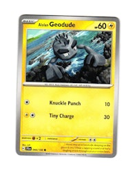 Alolan Geodude Common 044/159 Journey Together Pokemon
