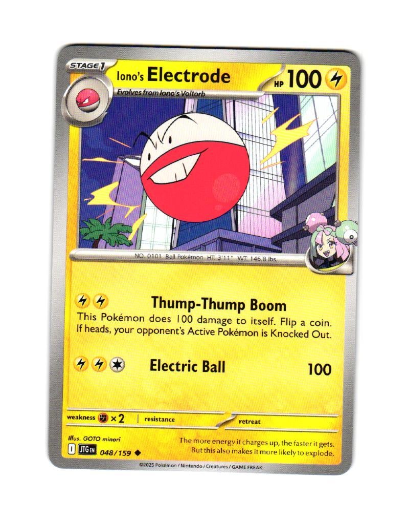 Ionos Electrode Uncommon 048/159 Journey Together Pokemon