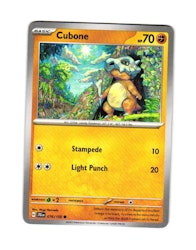 Cubone Common 076/159 Journey Together Pokemon