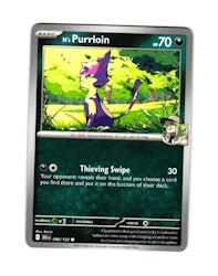 Ns Purrloin Common 096/159 Journey Together Pokemon