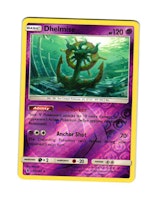 Dhelmise Reverse Holo Rare 59/145 Guardians Rising Pokemon