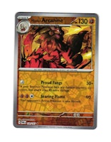 Husuian Arcanine Reverse Holo Uncommon 100/167 Twilight Masquerade Pokemon