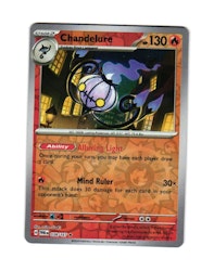Chandelurure Reverse Holo Rare 038/167 Twilight Masquerade Pokemon