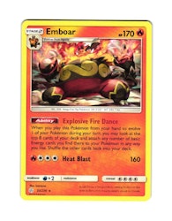 Emboar Rare 33/236 Cosmic Eclipse Pokemon