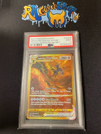 Origin Forme Dialga Vstar GG68 Crown Zenith Pokemon Graded Card 9 Psa