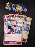 Sheeps Horn Common Playset OP01-117 Pre-Errata Romance Dawn One Piece Card Game
