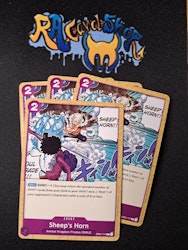 Sheeps Horn Common Playset OP01-117 Pre-Errata Romance Dawn One Piece Card Game