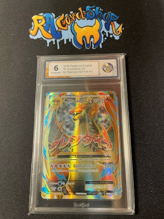 M Charizard EX Full Art 101 Pokemon Graded Card 6 RaukCard