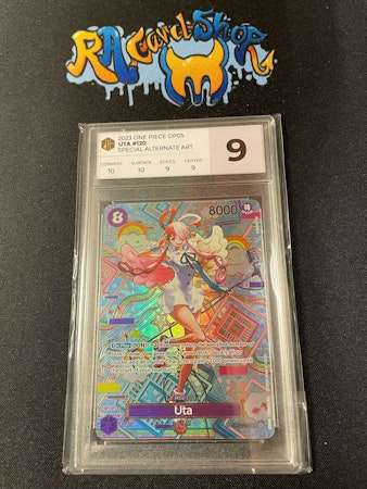 Uta #120 Special Alternate Art One Piece Graded Card 9 PCG
