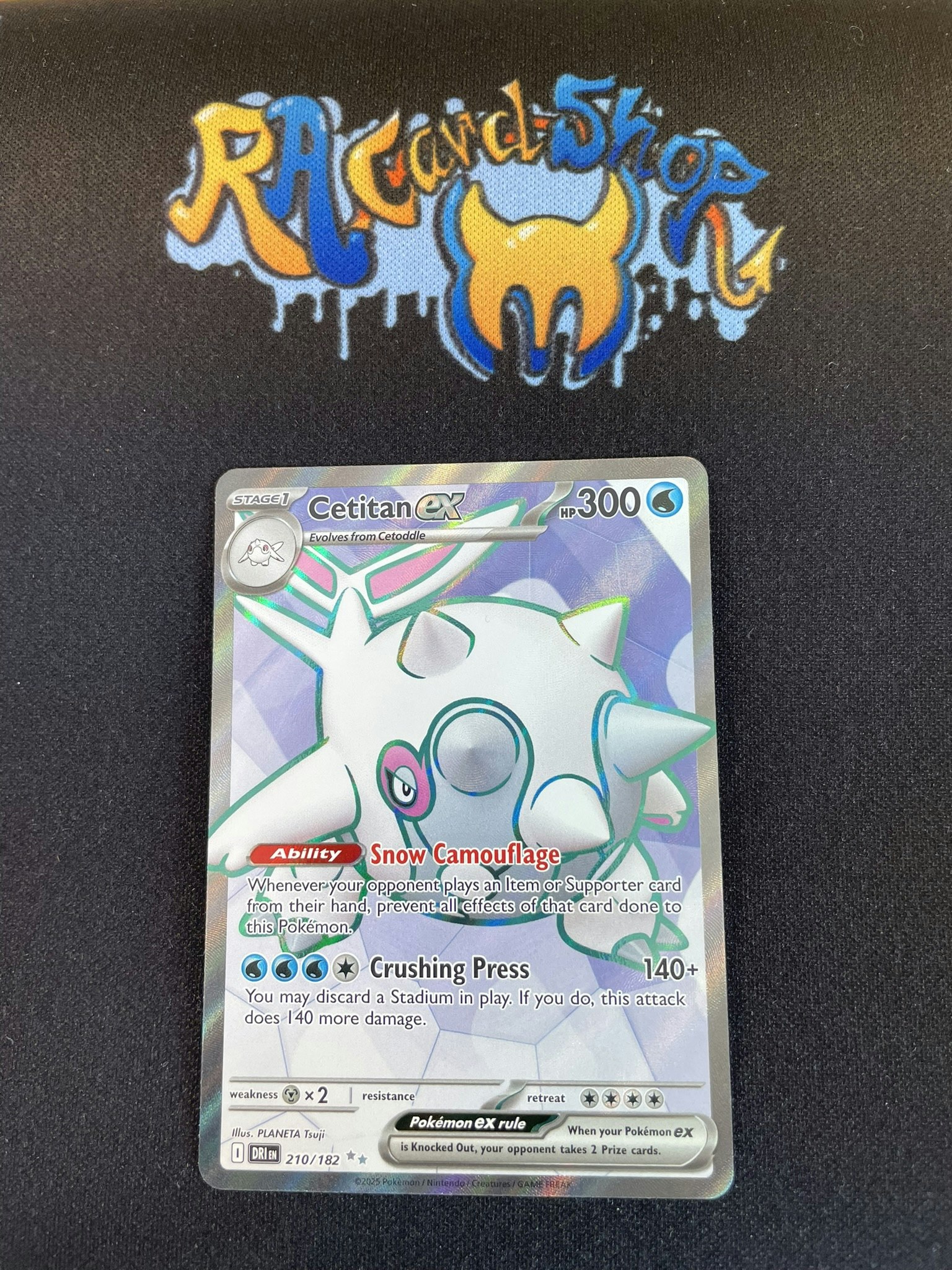 Cetitan ex Ultra Rare 210/182 Destined Rivals Pokemon