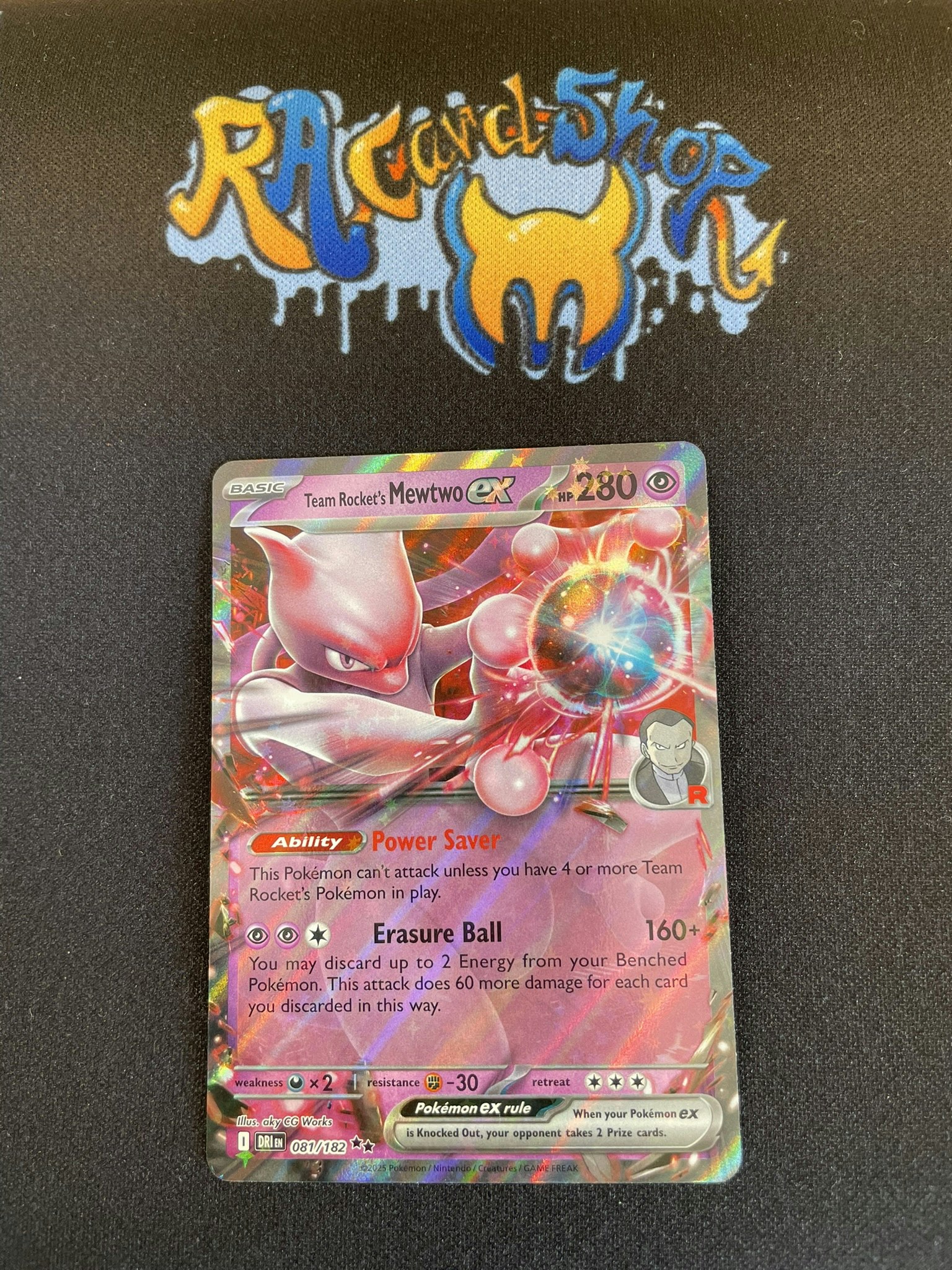 Team Rockets Mewtwo Double Rare 081/182 Destined Rivals Pokemon