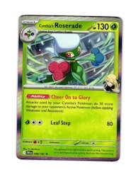 Cynthias Roserade Holo Rare 008/182 Destined Rivals Pokemon