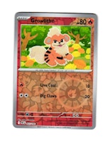 Growlithe Reverse Holo Common 027/182 Destined Rivals Pokemon
