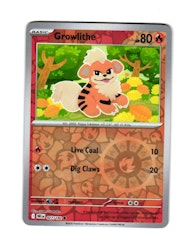 Growlithe Reverse Holo Common 027/182 Destined Rivals Pokemon
