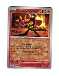 Hearthflame Mask Ogerpon Reverse Holo Uncommon 044/182 Destined Rivals Pokemon