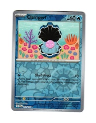 Clamperl Reverse Holo Common 054/182 Destined Rivals Pokemon