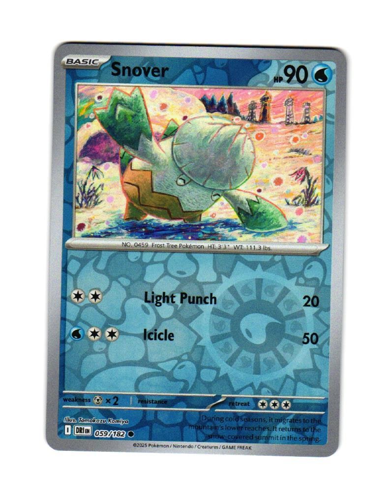 Snower Reverse Holo Common 059/182 Destined Rivals Pokemon