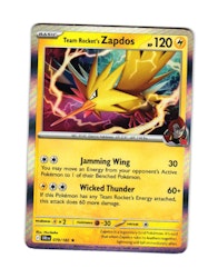 Team Rockets Zapdos Reverse Holo Rare 070/182 Destined Rivals Pokemon
