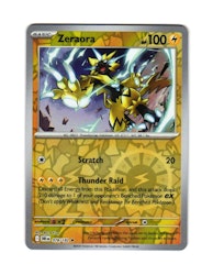 Zeraora Reverse Holo Rare 078/182 Destined Rivals Pokemon