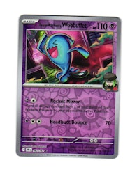 Team Rockets Wobbuffet Reverse Holo Rare 082/182 Destined Rivals Pokemon
