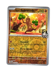 Ethans Sudowoodo Reverse Holo Common 093/182 Destined Rivals Pokemon