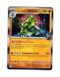Team Rockets Tyranitar Holo Rare 096/182 Destined Rivals Pokemon
