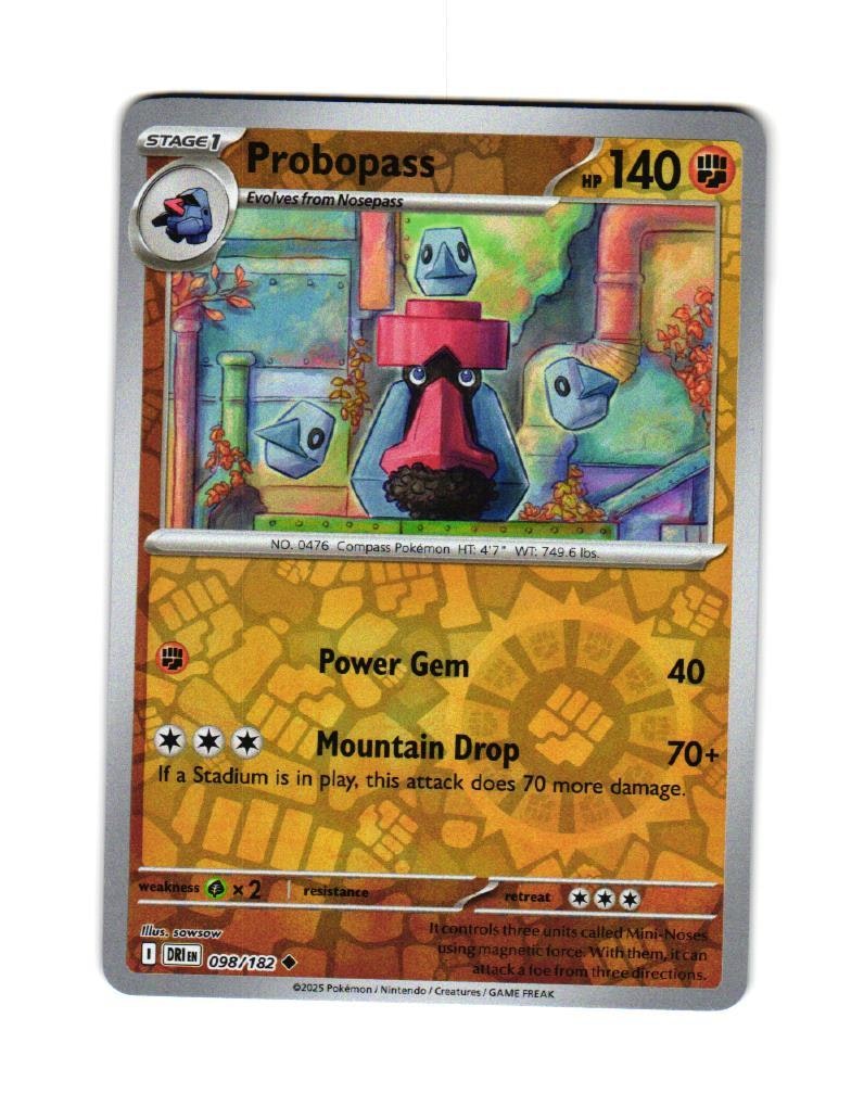 Probopass Reverse Holo Uncommon 098/182 Destined Rivals Pokemon