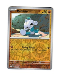 Meditite Reverse Holo Common 099/182 Destined Rivals Pokemon