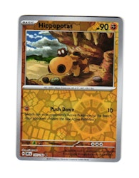 Hippopotas Reverse Holo Common 105/182 Destined Rivals Pokemon