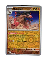 Mudsdale Reverse Holo Uncommon 108/182 Destined Rivals Pokemon