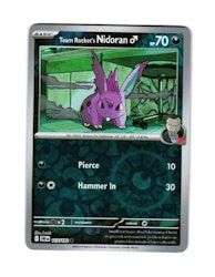 Team Rockets Nidoran Reverse Holo Common 117/182 Destined Rivals Pokemon