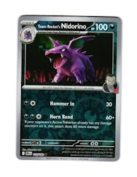 Team Rockets Nidorino Reverse Holo Common 118/182 Destined Rivals Pokemon
