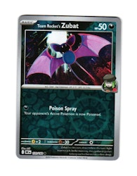 Team Rockets Zubat Reverse Holo Common 120/182 Destined Rivals Pokemon