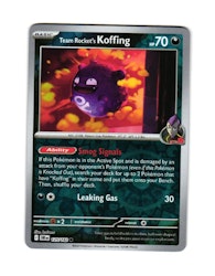 Team Rockets Koffing Reverse Holo Common 125/182 Destined Rivals Pokemon