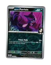 Marnies Purrloin Reverse Holo Common 130/182 Destined Rivals Pokemon