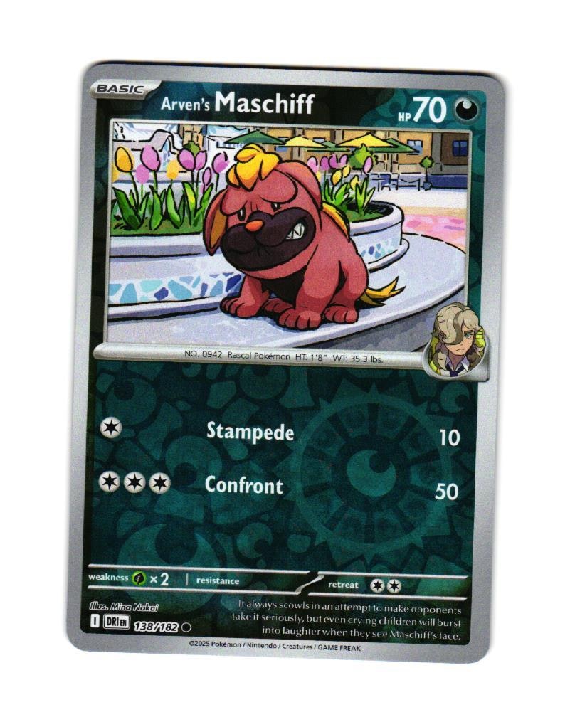 Marnies Maschiff Reverse Holo Common 138/182 Destined Rivals Pokemon