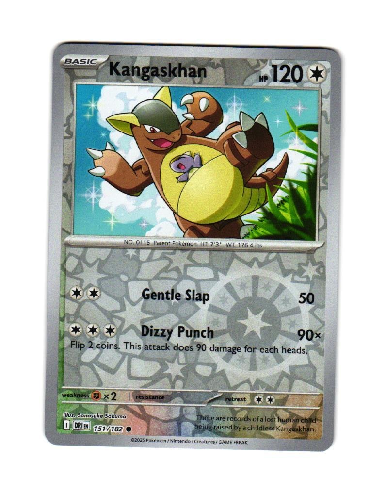Kangaskhan Reverse Holo Common 151/182 Destined Rivals Pokemon