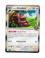 Arvens Greedent Holo Rare 159/182 Destined Rivals Pokemon