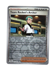 Team Rockets Archer Reverse Holo Uncommon 170/182 Destined Rivals Pokemon