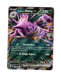 Team Rockets Nidoking ex Double Rare 119/182 Destined Rivals Pokemon