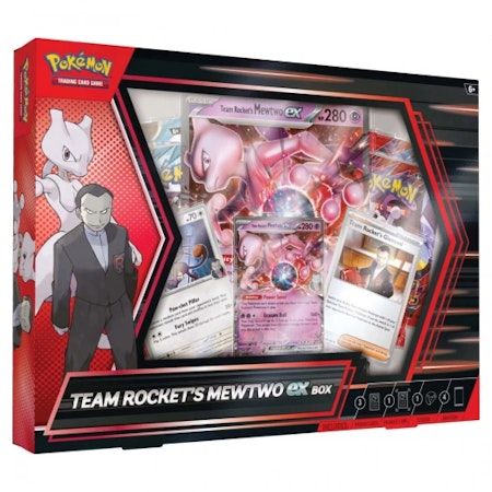 Team Rocket's Mewtwo ex Box Pokemon Realese 13/06