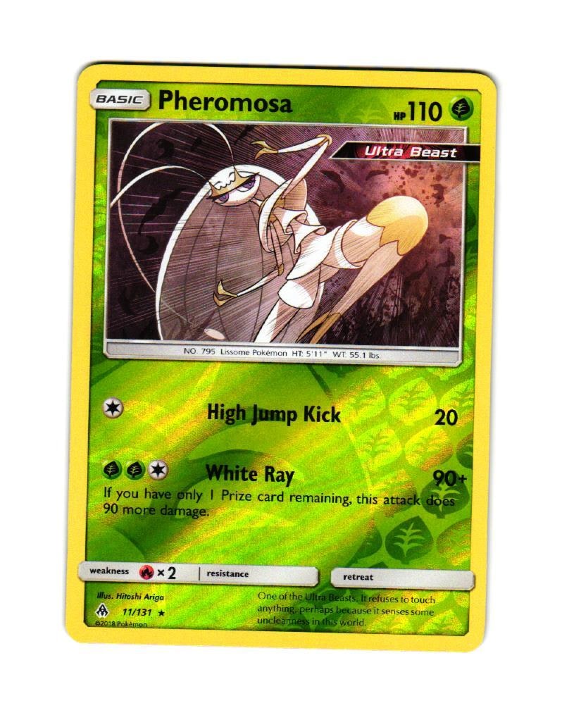 Pheromosa Reverse Holo Rare 11/131 Forbidden Light Pokemon