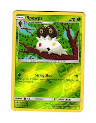 Spewpa Reverse Holo Uncommon 7/131 Forbidden Light Pokemon