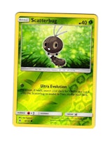 Scatterbug Reverse Holo Common 6/131 Forbidden Light Pokemon