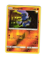Croagunk Reverse Holo Common 63/131 Forbidden Light Pokemon
