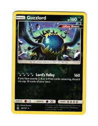 Guzzlord Reverse Holo Rare 80/131 Forbidden Light Pokemon