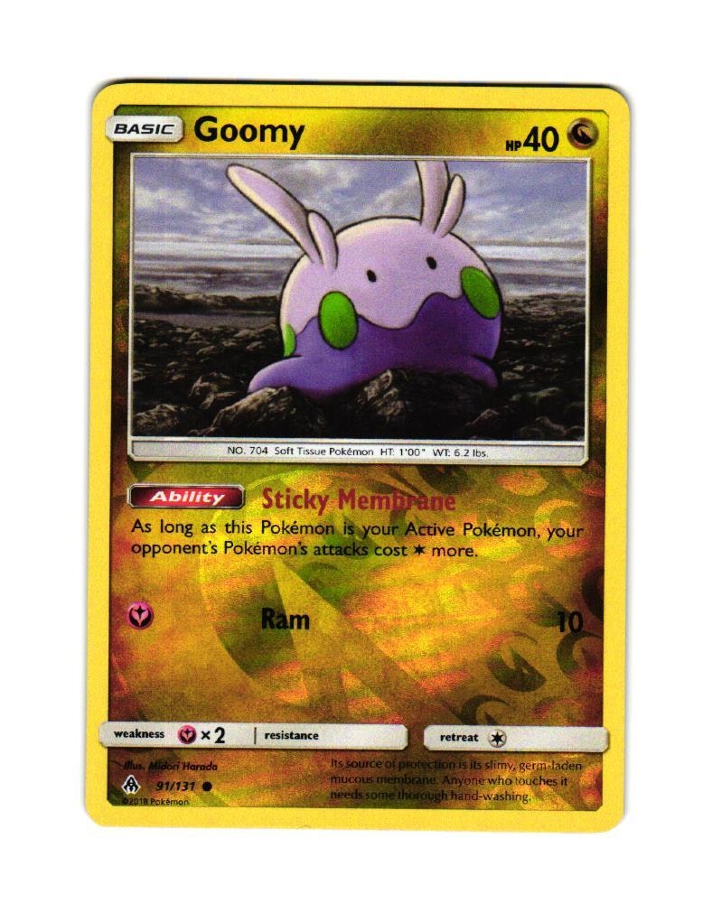 Goomy Reverse Holo Common 91/131 Forbidden Light Pokemon