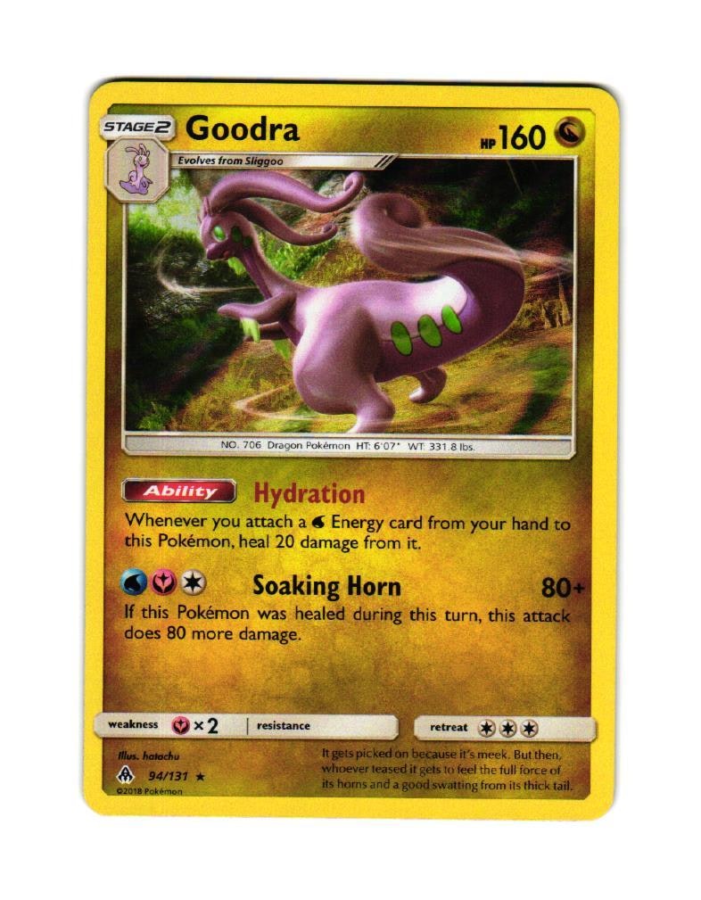 Goodra Holo Rare 94/131 Forbidden Light Pokemon