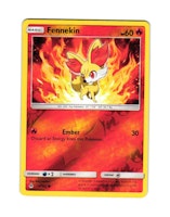 Fennekin Reverse Holo Common 14/131 Forbidden Light Pokemon